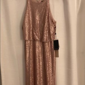 Floor length sequin Adrianna Papell dress
